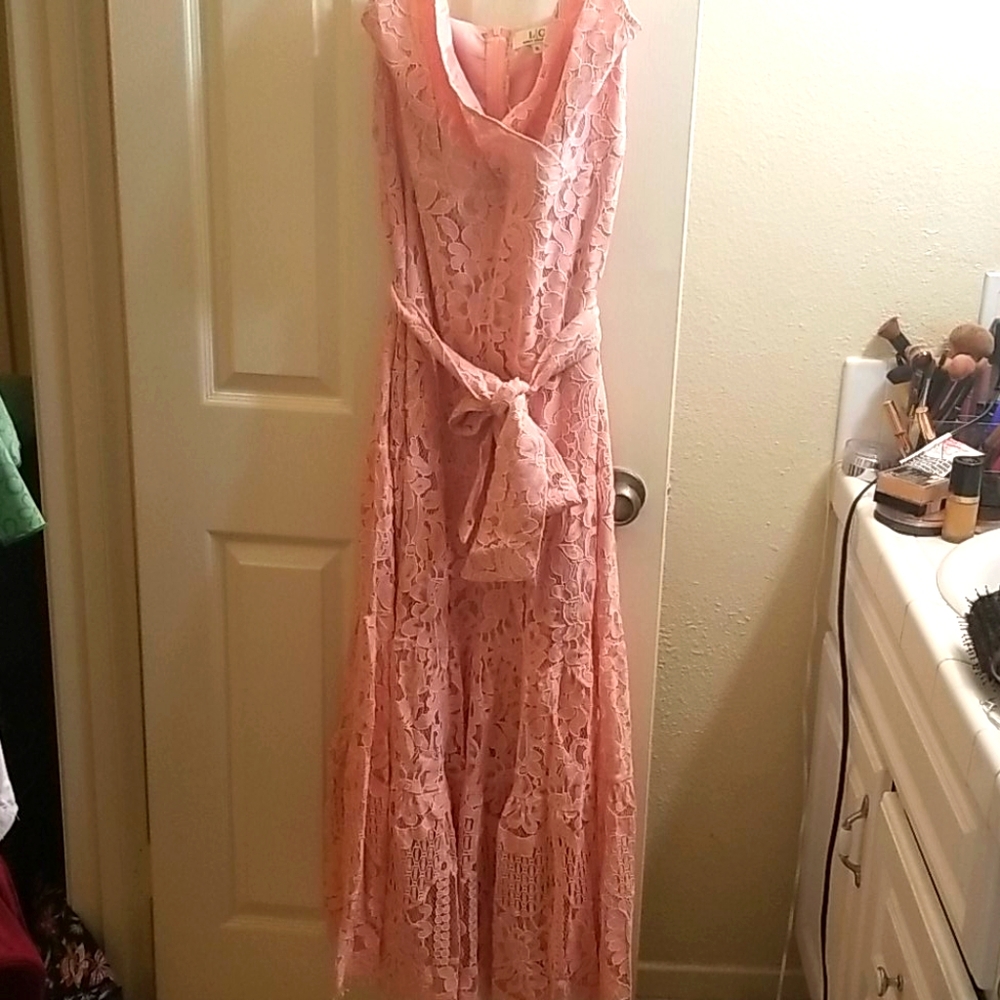 Coral Maxi Dress